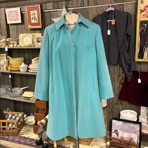 Harve Benard Light Blue Trench Coat